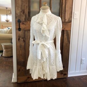 Free People white lace dress, size small